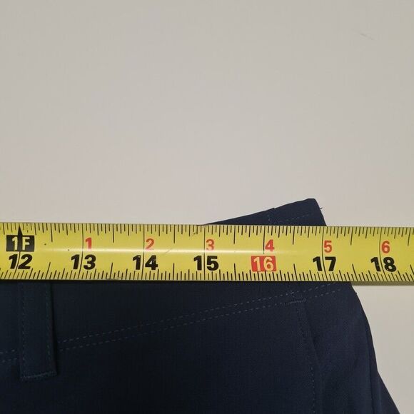 Grand Slam Golf Chino Shorts Men's 34 Performance Flat Front Stretch Navy Blue - Picture 5 of 7